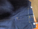 UR秋季新款女裝復古百搭撞色明線(xiàn)雙扣牛仔半裙UWG850054 藍色 M 曬單實(shí)拍圖