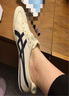 Onitsuka Tiger鬼塚虎MEXICO 66? SLIP-ON男女帆布一腳蹬懶人鞋 米黃色 38 曬單實拍圖