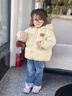 迪士尼（Disney）兒童棉服男女童裝棉衣外套上衣秋冬裝小寶寶羽絨棉襖嬰兒衣服 杏色(小熊款) 80 cm 曬單實(shí)拍圖
