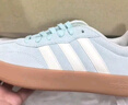 adidas「T頭鞋」VL COURT復古休閑板鞋德訓鞋男女阿迪達斯輕運動(dòng)   藍色/亮白/樹(shù)脂黃   41 曬單實(shí)拍圖
