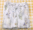 婧麒（JOYNCLEON）月子服春秋竹棉孕婦睡衣產(chǎn)后哺乳待產(chǎn)胸墊家居服藍XL Jyz157092 曬單實(shí)拍圖