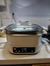 摩飛電器（Morphyrichards）電蒸鍋多功能鍋 家用IH桑拿電火鍋電煮鍋 6L大容量燉蒸煮一體可預約定時(shí)不銹鋼蒸屜蒸燉鍋MR8901白 曬單實(shí)拍圖