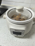 美的（Midea）電燉鍋煲湯鍋燉湯鍋1.5h快燉 陶瓷燉湯盅母嬰輔食鍋燕窩熬粥 1.5L電燉盅白瓷柔燉大功率MD-DGE1556 曬單實拍圖