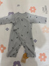 巴厘小豬新生兒嬰兒衣服春秋哈衣爬服初生兒四季長袖連體衣嬰兒睡衣 【綁帶款】蜓蜓玉立 66cm 曬單實拍圖