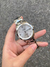 瑞士原裝手表男女士全自動(dòng)機械表防水夜光超薄時(shí)尚商務(wù)專(zhuān)用男女表 銀色白面男款 曬單實(shí)拍圖