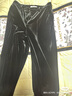 朗姿復古高腰直筒垂感顯高黑色絲絨褲冬季新款休閑褲長(cháng)褲女 夜幕黑色 XL 曬單實(shí)拍圖