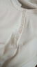 優(yōu)衣庫女裝羅紋亨利領(lǐng)T恤/長袖修身短款內(nèi)搭打底25新款479591 01 乳白色 S /155/80A 曬單實拍圖