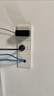 普聯(lián)（TP-LINK） 面板AP AX1500M 全屋WiFi套裝  WiFi6 路由器 千兆POE 雙頻無(wú)線(xiàn) 皓月白面板×5+9口一體化路由1 曬單實(shí)拍圖