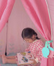 Smartiden國(guó)際品牌童兄妹裝2025春秋款韓系休閑大格子兄妹裝時(shí)尚魚尾大格子裙粉色130 cm 曬單實(shí)拍圖
