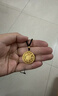 金至尊（3DG Jewellery）許凱同款黃金吊墜八寶羅盤(pán)999足金掛墜不含項鏈生日禮物計價(jià) 小板總重6.31克（金重4.63克）-編繩款 曬單實(shí)拍圖