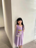 素優(yōu)米（SUYOUMI）夏季冰絲女童睡裙兒童吊帶背心裙庫洛米大童女孩莫代爾親子睡衣裙 單件紫色庫洛米 170 10碼/身高105-115cm 曬單實(shí)拍圖
