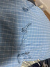 黃河口老粗布四件套純棉全棉加厚純色條紋方格被套床單四件套 家紡床上四件套 小格子淡藍色 1.8/2.0米床四件套/被套2.0*2.3 曬單實(shí)拍圖