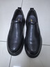 奧康（Aokang）男鞋套腳商務(wù)休閑皮鞋男士牛皮軟底一腳蹬皮鞋黑色41碼 曬單實(shí)拍圖