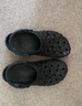 卡駱馳（crocs）榴蓮Clog洞洞鞋男女鞋涼拖拖鞋沙灘涼鞋 209563-001 M10W12 曬單實(shí)拍圖