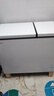新飛（Frestec）220升家用商用冰柜 雙箱雙溫冷柜 頂開(kāi)門(mén) 冷藏冷凍臥式冰箱以舊換新BCD-220DHF 曬單實(shí)拍圖
