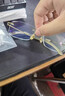 Amphiton牛角無(wú)框眼鏡架純鈦眼鏡超輕手造近視眼鏡男可配度數鏡片大框框架 金色框 曬單實(shí)拍圖