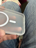 0度 適用iPhone15promax手機殼磁吸保護套蘋(píng)果15膚感手機套全包硅膠防摔抗指紋磨砂殼 墨彩磨砂白-Magsafe磁吸充電 iPhone 15 Pro Max 曬單實(shí)拍圖