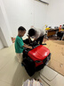 技速兒童電動(dòng)車(chē)四輪可坐大人雙人小孩玩具遙控童車(chē)四驅越野車(chē)可駕駛 紅色：四驅全功能+7A電瓶 曬單實(shí)拍圖