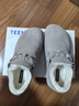 天美意勃肯鞋商場(chǎng)同款休閑平底復古百搭女鞋新款 毛里-灰色 40 曬單實(shí)拍圖