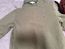 LACOSTE法國鱷魚男女同款25春夏新款經典純棉圓領衛(wèi)衣|SH9801 BMY/卡其綠 S 3 曬單實拍圖