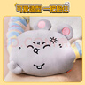 名創(chuàng  )優(yōu)品（MINISO）大鼠暖手抱枕 毛絨公仔沙發(fā)靠枕辦公室午睡枕床上玩偶 曬單實(shí)拍圖