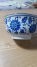 青花瓷6英寸陶瓷家用面碗蘭州牛肉拉面碗螺螄粉碗油潑面吃飯大碗 1個(gè)青花瓷6英寸面碗 曬單實(shí)拍圖