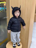 G.DUCKKIDS童裝兒童羽絨服男童女童2025秋冬新款嬰兒寶寶輕薄保暖外套白鴨絨 黃色蜜蜂 73 cm建議3-6個(gè)月12-16斤 曬單實(shí)拍圖