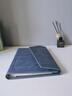 勤得利a5活頁(yè)筆記本本子商務(wù)辦公多功能工作會(huì )議記錄本三折可拆卸外殼記事本高顏值學(xué)生日記本可定制logo A5-霧霾藍 曬單實(shí)拍圖