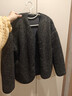 優(yōu)衣庫女裝男裝仿羊羔絨搖粒絨休閑開(kāi)衫長(cháng)袖寬松外套冬新款479616 08 深灰色 S /155/80A 曬單實(shí)拍圖