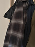 優(yōu)衣庫男裝女裝法蘭絨格子襯衫長(cháng)袖襯衣休閑薄外套25秋冬480768 09 黑色 M /170/92A 曬單實(shí)拍圖