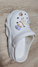 名創(chuàng  )優(yōu)品（MINISO）洞洞鞋男女夏季外穿涼鞋防滑厚底踩屎感包頭涼拖鞋 卡其+海洋星星 曬單實(shí)拍圖