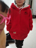 G.DUCKKIDS童裝女童外套秋冬季2024新款加厚保暖毛毛衣兒童中長(cháng)款女孩冬裝 大紅色 110 【建議3-4歲】 曬單實(shí)拍圖