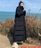 皮爾卡丹過(guò)膝超長(cháng)款羽絨服女冬裝2025新款韓版加厚寬松羽絨衣到腳踝棉大衣 黑色（原版質(zhì)量） XL 建議125-140斤 曬單實(shí)拍圖