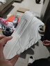 安踏（ANTA）輕松丨小白鞋板鞋男鞋厚底小白鞋休閑鞋子板鞋 紙莎白-2 40 曬單實(shí)拍圖