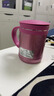 虎牌（TIGER）保溫保冷水杯茶濾網(wǎng)杯男女辦公杯CWM-A035-PH亮炫粉色350ml 曬單實(shí)拍圖