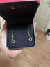 中國黃金（CHINA GOLD）18k金耳釘女款輕奢百搭星星圓珠耳線節(jié)日生日禮物送女友愛人 18k星星耳線 曬單實拍圖