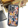 圣圖朗適用蘋(píng)果16promax手機殼新款iphone14高級感15pro卡通12滿(mǎn)屏復古動(dòng)物11潮8plus可愛(ài)女軟13掛繩全包 高孔-金鋼砂黑色-滿(mǎn)屏復古動(dòng)物  iPhone 16 pro max 曬單實(shí)拍圖