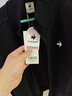 樂(lè )卡克（Le coq sportif）樂(lè )卡克法國公雞春中性休閑立領(lǐng)拉鏈舒適彈力保暖開(kāi)衫外套 炫黑色 L 曬單實(shí)拍圖