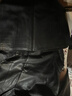 啄木鳥(niǎo)2024年新款海寧真皮皮衣女中長(cháng)款過(guò)膝綿羊皮風(fēng)衣修身氣質(zhì)大衣外套 黑色【加棉加厚】 2XL 【建議125-135斤】 曬單實(shí)拍圖