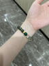 靈機生活館麥玲玲代言五行綠發(fā)晶轉運珠貔貅手鏈海藍寶白幽靈手串新年禮物 【缺水】五行補水海蘭寶石手鏈 曬單實(shí)拍圖