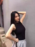 莫代爾新圓領(lǐng)螺紋白色打底衫女純色無(wú)袖背心吊帶遮副乳外穿內搭上衣修身 黑色 L (適合90-120斤) 曬單實(shí)拍圖