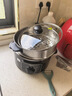 美的（Midea）電蒸鍋 燉蒸煮一體多功能鍋電煮鍋分體式電鍋 電火鍋電熱鍋3層大容量加厚不銹鋼蒸籠 上蒸下煮 10L 【30s出蒸汽】ZG26EASY401 曬單實(shí)拍圖