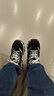 斯凱奇（Skechers）奧利奧熊貓鞋丨老爹鞋女經(jīng)典黑白復古秋冬輕便潮流增高運動(dòng)休閑鞋 【男款】黑色/白色/BKW 42 曬單實(shí)拍圖