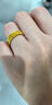 智玉云祥三圈彈簧黃金戒指女999足金蹦迪珠記憶金指環(huán)素圈生日禮物送女友 附送鑒定證書(shū) 曬單實(shí)拍圖