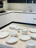 心賞善物景德鎮陶瓷餐具套裝水墨江山碗盤(pán)喬遷新婚家用整套高白瓷 10人食餐具套裝【豪華禮盒裝】 70件套 曬單實(shí)拍圖