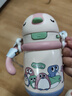 babycare小企鵝兒童保溫杯嬰幼兒寶寶保溫奶瓶水壺學(xué)飲直飲吸管杯兒童水杯 贈直通吸嘴- 把手款萊莎粉 300ml 曬單實(shí)拍圖