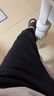 優(yōu)衣庫男裝女裝HEATTECH仿羊羔絨運動(dòng)長(cháng)褲保暖抓絨加絨褲子469966 09 黑色 XL /180/96B 曬單實(shí)拍圖