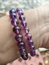 侗秘收藏級天然巴西紫發(fā)晶紫超七手鏈紫水晶手串男女送情人節生日禮物 【珍藏級】8mm-紫超七 曬單實(shí)拍圖