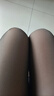 卡拉美拉（Caramella）黑透膚打底褲女光腿神器秋冬加絨加厚防勾絲可外穿黑絲水光襪 曬單實(shí)拍圖