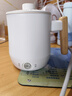 QCSK德國200w小功率燒水壺學(xué)生寢室宿舍用電熱杯低小型養生壺泡面 白色單檔【200瓦】 0.6L 曬單實(shí)拍圖